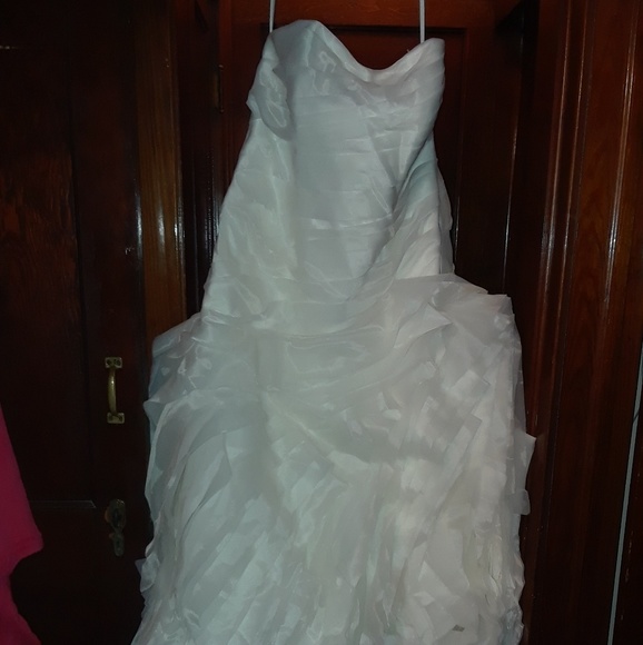 Ivory Vera Wang wedding dress - Picture 2 of 7